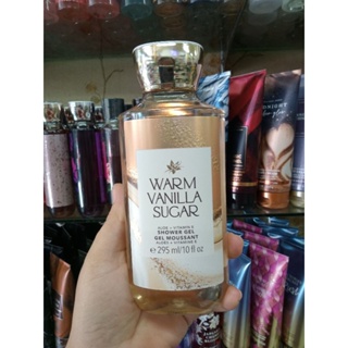 Bath and Body Works Warm Vanilla Sugar Shower Gel 295ml. ของแท้