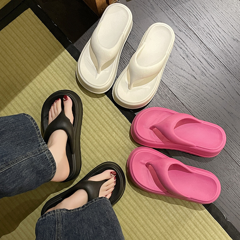 สปอตสินค้า-รองเท้าแตะผู้หญิงฤดูร้อนใหม่-รองเท้าแตะแพลตฟอร์มชายหาดกลางแจ้ง-สวมใส่สบายด้วยพื้นรองเท้าที่นุ่ม