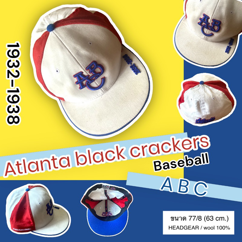 หมวกabc-1932-1938-atlanta-black-crackers-baseball-มือสอง