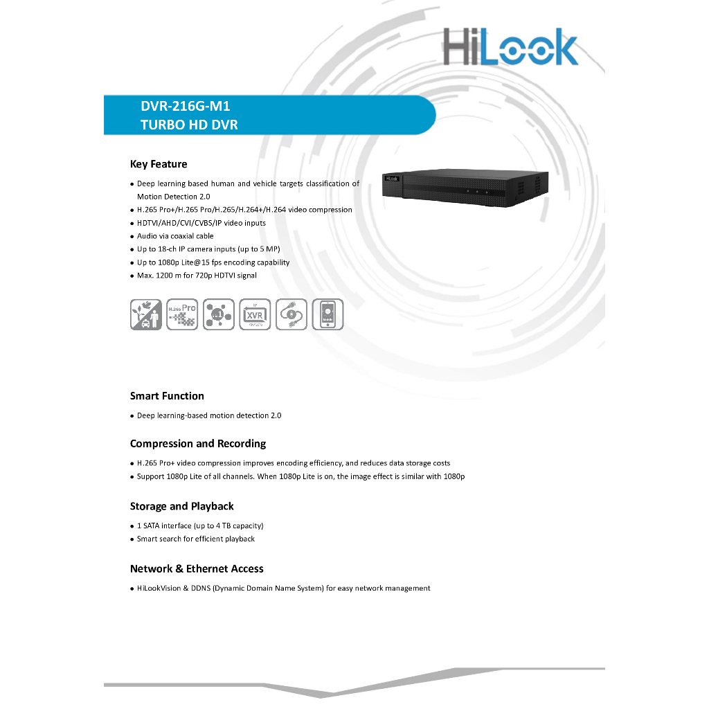 hilook-dvr-เครื่องบันทึกกล้องวงจรปิด-รองรับกล้อง-ai-ตรวจจับการเคลื่อนไหว-รองรับกล้องมีไมค์