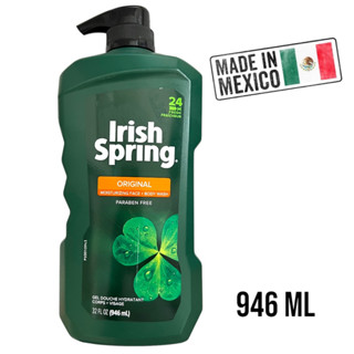 Irish Spring Original Mens Gel Face & Body Wash , 32 fl oz. ( 946 ML ).