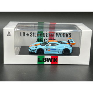 Star Model 1:64  LBWK Licensed product. LB-Silhouette WORKS 458 GT. The 2nd batch, gulf #4.