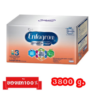 🎉Enfagrow 3 Smart+_{รสจืด3800g.}_เอนฟาโกร 3 สมาร์ทพลัส