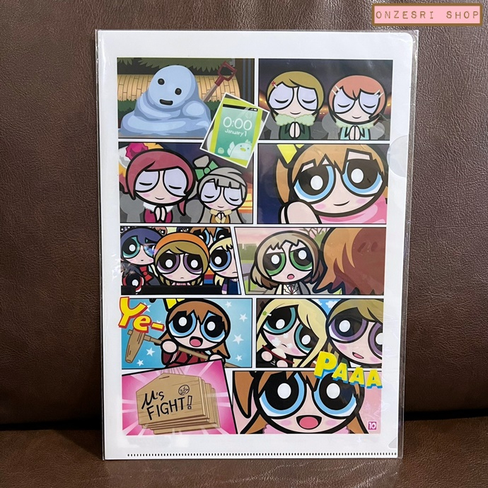 แฟ้ม A4 Love Live! Museum—μ’s meet The Powerpuff Girls (Japan Limited ...