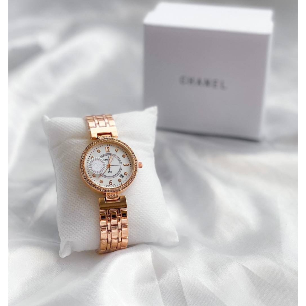 นาฬิกา-ชาแนล-j12-quartz-diamond-lady-นาฬิกาข้อมือ-นาฬิกาแฟชั่น