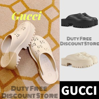 GUCCI WOMENS Hollow Double G Fashion Sandals/Please consult customer service for the size/Please consult cu