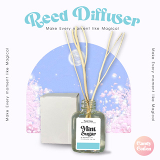 ✨New!! ก้านไม้หอม กลิ่น Mint Sugar (30 ml.) น้ำหอมปรับอากาศ Reed Diffuser ฟรี! ก้านไม้งา กลิ่นความหวานที่ชื่นใจ🎄