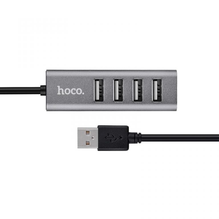 hoco-usb-hub-hb1-usb-a-to-four-ports-usb-2-0-charging-and-data-sync-อุปกรณ์เพิ่มช่อง-usb-ใช้งานง่าย-ของแท้-100