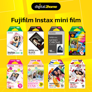 ฟิล์ม Fujifilm Instax Mini Film ขนาดของฟิล์ม 54(W) x 86(H) mm ขนาดของภาพ 46(W) x 62(H) mm