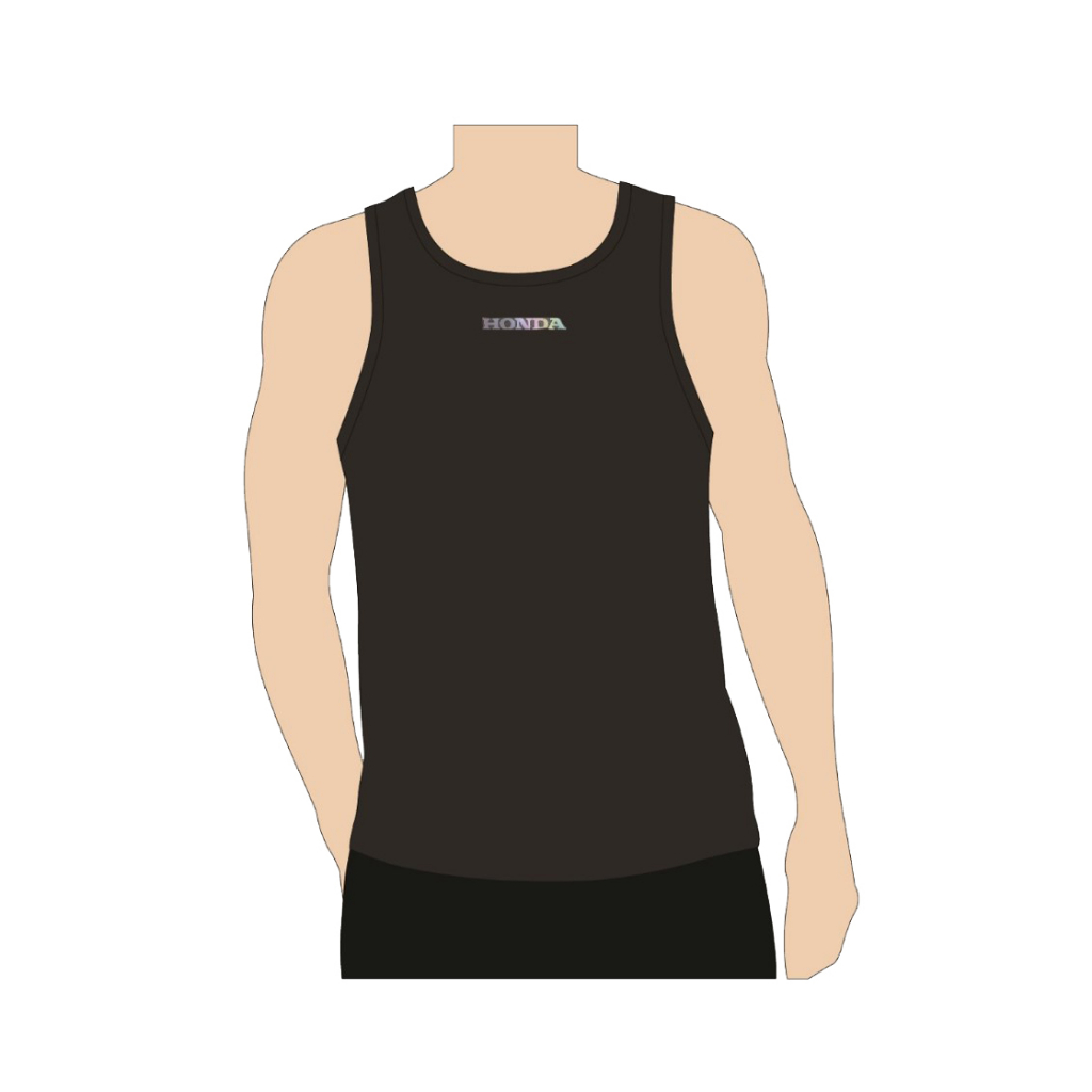 เสื้อกล้ามฮอนด้า-สีดำ-honda-tank-top-black