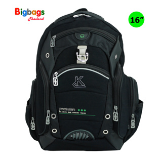 BigbagsThailand กระเป๋าเดินทาง กระเป๋า กระเป๋าเป้สะพายหลัง 18 นิ้ว รุ่น KL26111 (Black)