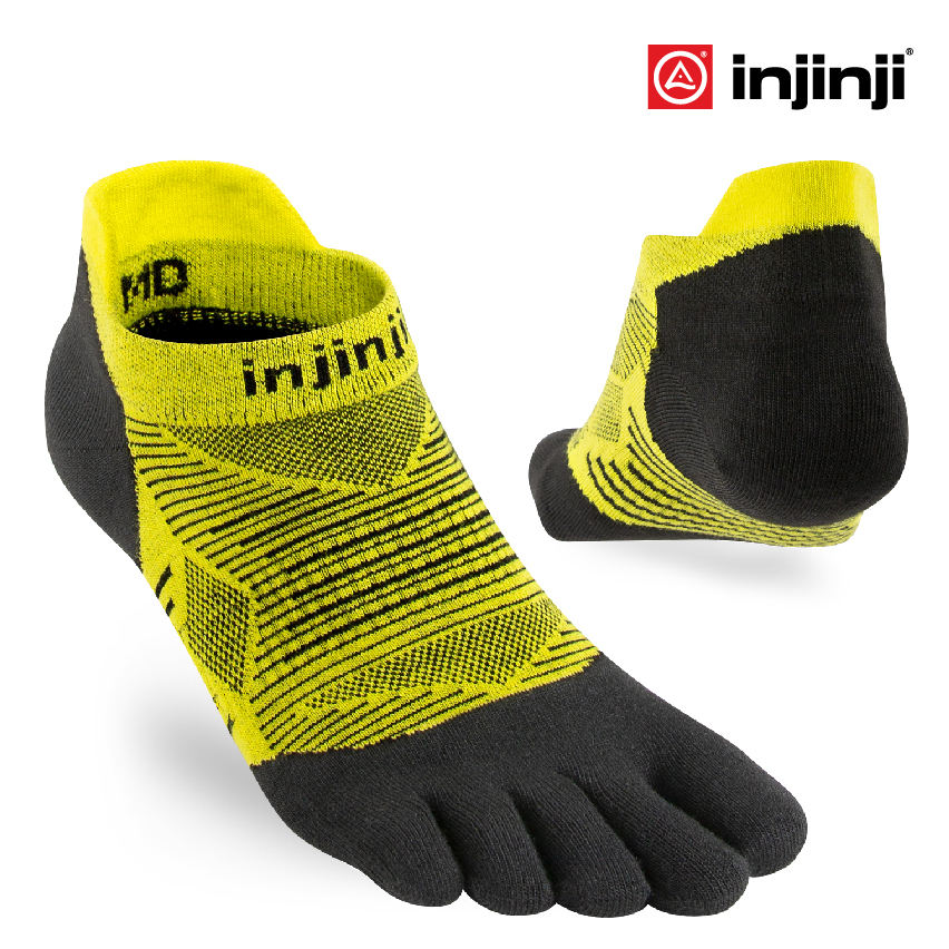 injinji-ถุงเท้าวิ่ง-แยกนิ้ว-run-lw-no-show-limeade-รุ่นวิ่งซ่อนข้อ-สีเหลือง-ของแท้
