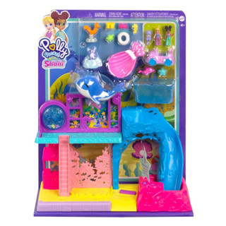 Polly Pocket Pollyville Aquarium Playset พอลลี่ พ็อกเกต รุ่นพอลลี่วิลล์เพลย์เซตอะควาเรียม