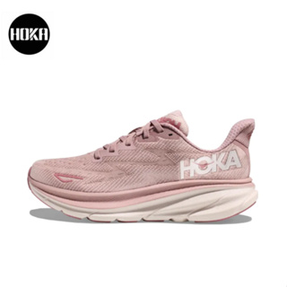 HOKA ONE ONE Clifton 9 pink ของแท้ 100 %  Sports shoes Running shoes style