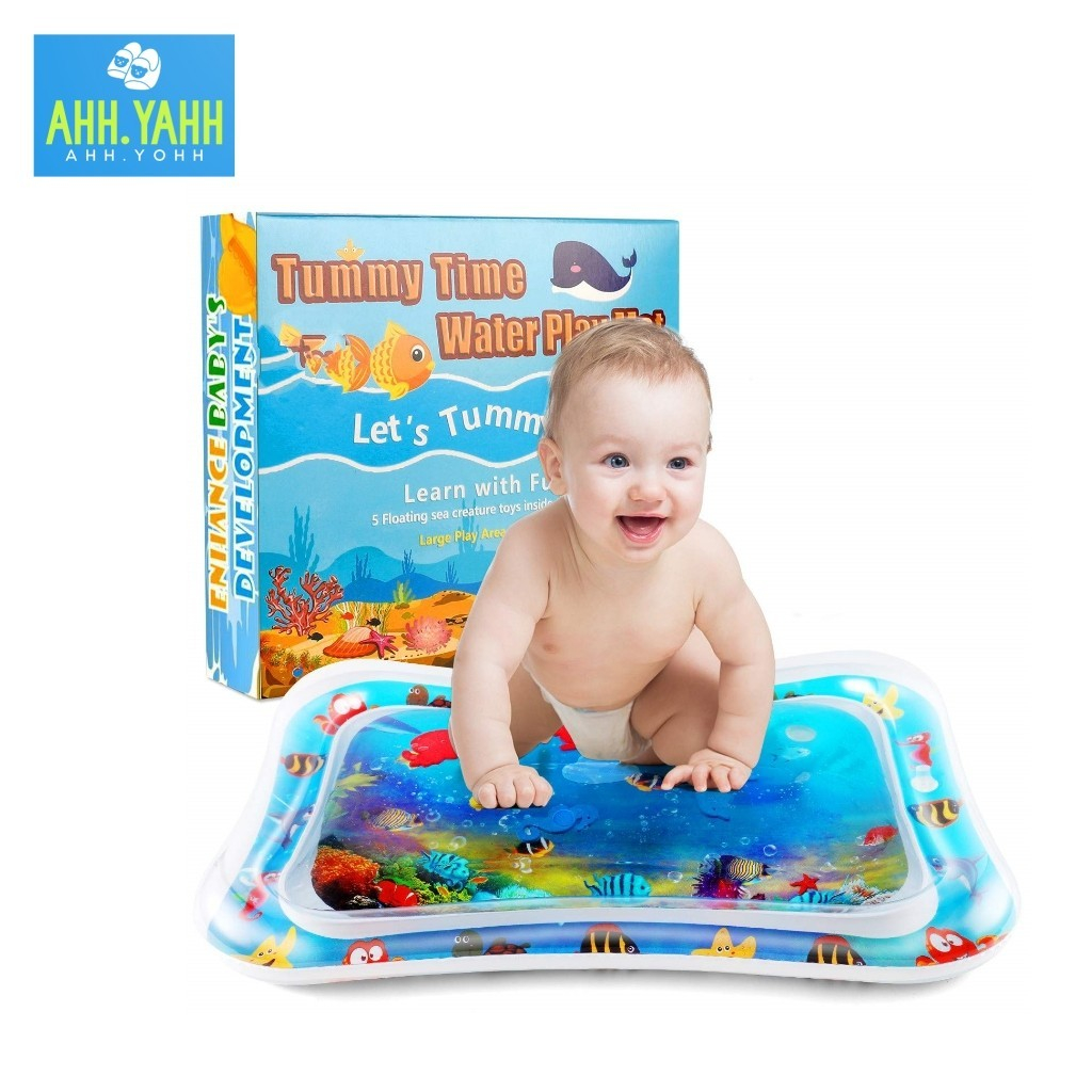 ahhyahhshop-water-playpen-water-mat-เพลยิม-เพลแมท-ของเล่นสำหรับเด็กเล็ก-เสริมพัฒนาการด้านร่างกาย-กล้ามเนื้อและกระดูกเด็ก