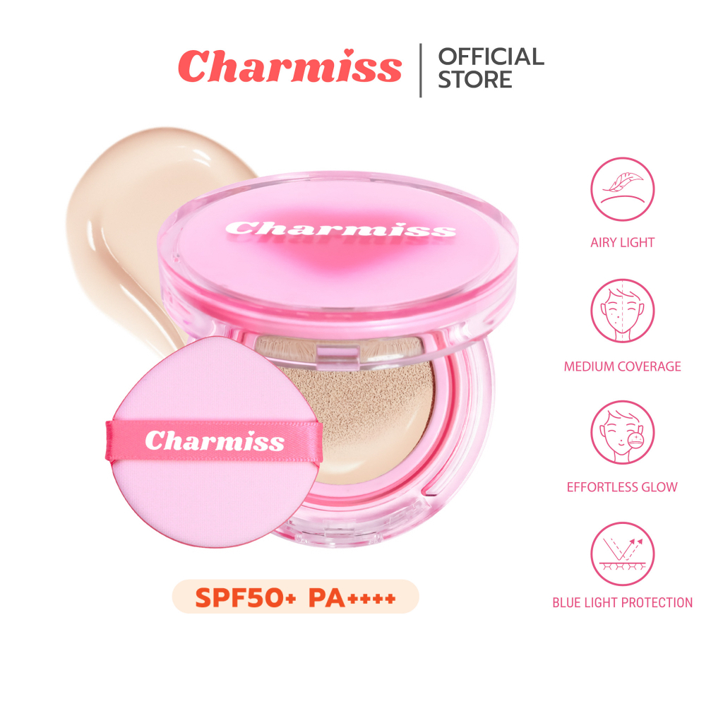 Charmiss Charming Glow Airy Cushion SPF50+ PA++++ คุชชั่นผิวโกลว์ใส ไม่ ...
