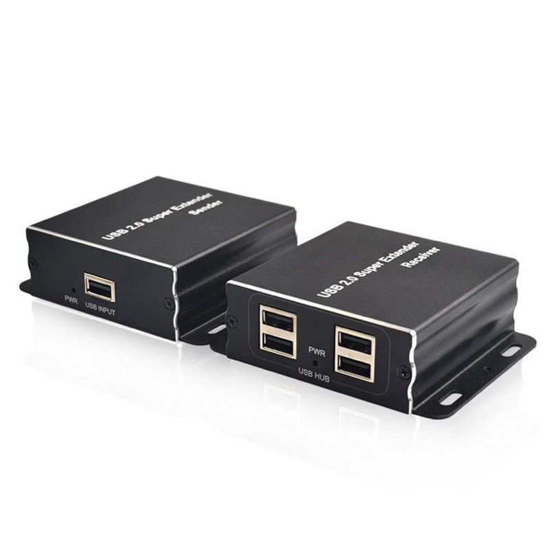 ekl-usb-extender-100เมตร-4-พอร์ต-usb-extender-100m-usb-2-0-hub-extender