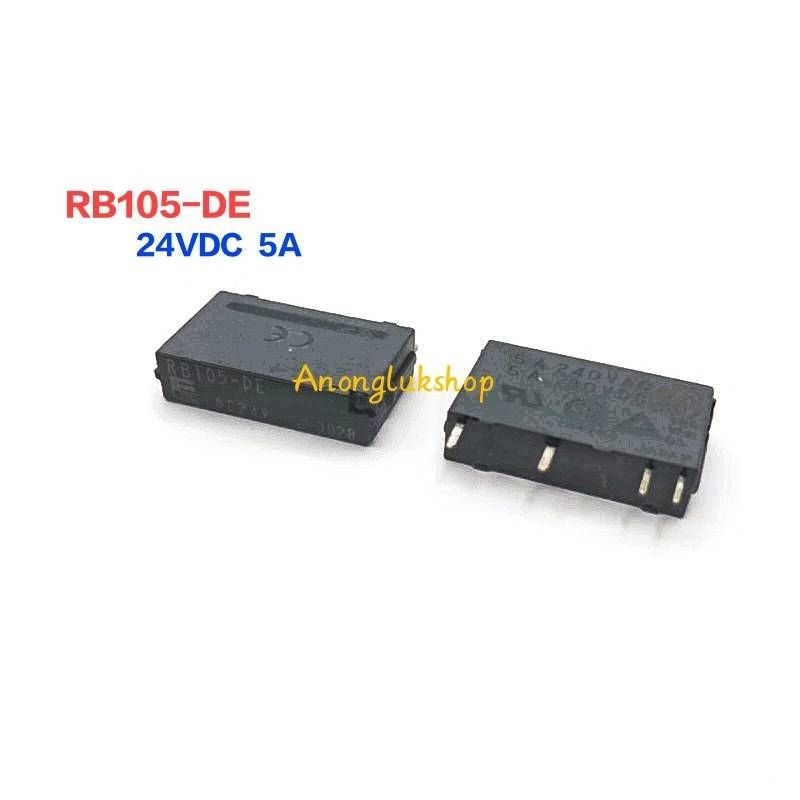RB105-DE รีเลย์ Fuji ขนาด 24VDC 5A 250VAC 4ขา 1ตัว 👉👉 สินค้าพร้อมส่ง ...