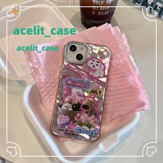 ❤️ส่งของขวัญ❤️ เคสไอโฟน 11 12 13 14 Pro Max ลูกสุนัข การ์ตูน แฟชั่น ความนิยม เรียบง่าย Case for iPhone สไตล์วรรณศิลป์