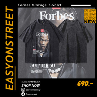 เสื้อฟอกวินเทจ โอเวอร์ไซส์  แนวสตรีท  เสื้อผู้ชาย Streetfashion รุ่น FORBES เท่มากกก