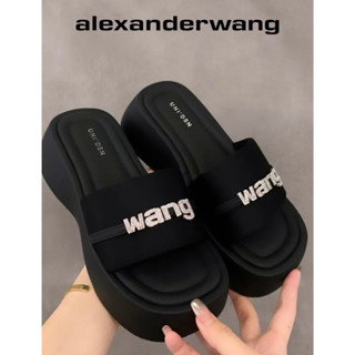 ❌พร้อมส่ง ส่งไว❌ รองเท้าเสริมส้น W A N G นิ่มสุดๆ แนะนำเลยจ้า สีดำ