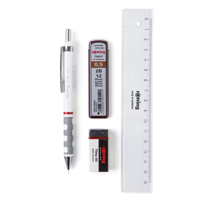 ชุดดินสอกด-rotring-set-ชุด-4-ชิ้น-compact-set-ชุดสุดคุ้ม-แท้-ดินสอกด0-5-ไส้ดินสอ-ดินสอกด-รอตตริ้ง-หัว-0-5