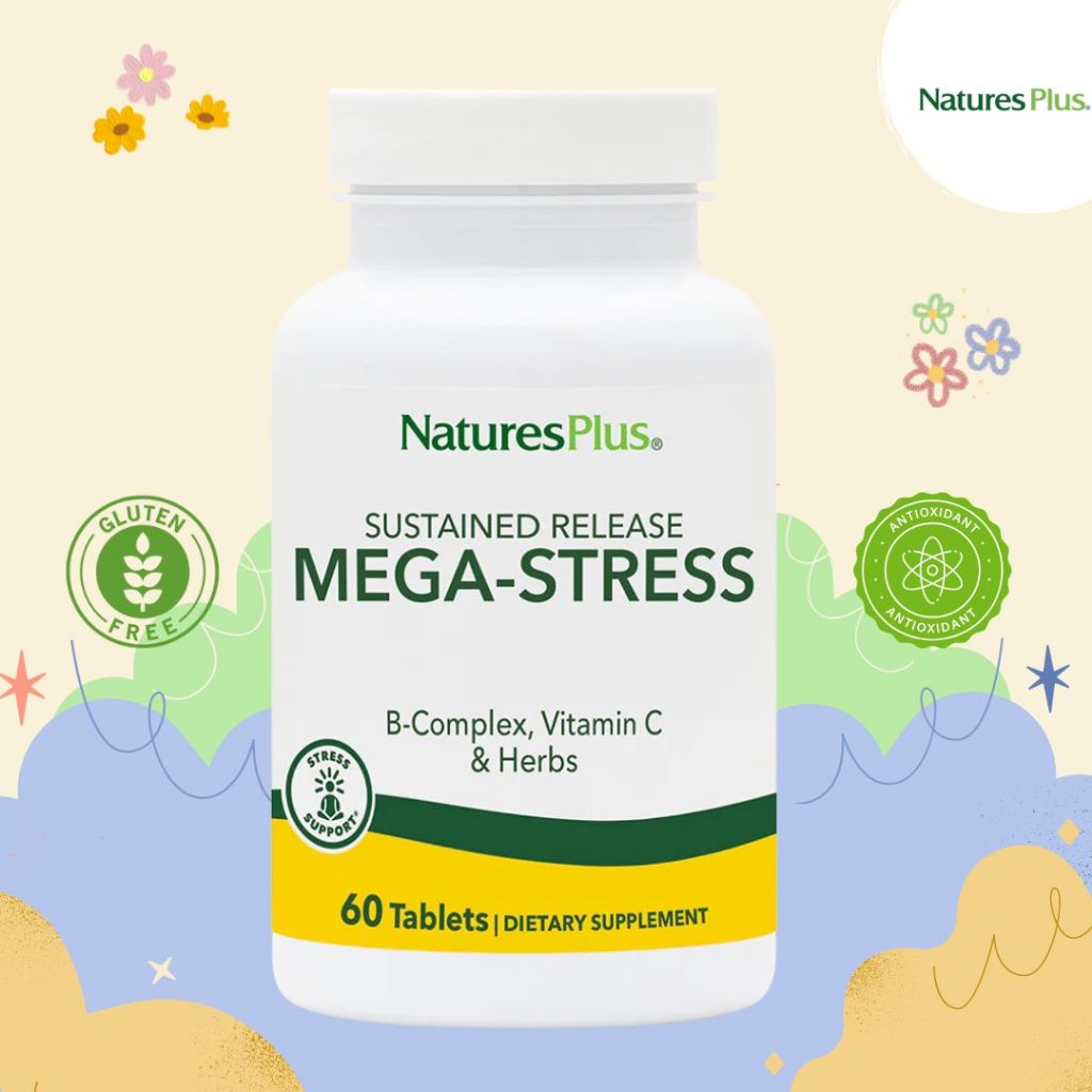 naturesplus-mega-stress-sustained-release-60-tablets-วิตามิน-b-complex-วิตามินซี-เสริมสร้างพลังงาน-ต้านอนุมูลอิสระ