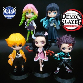 โมเดล Qposket ดาบพิฆาตอสูร ภาคหมู่บ้านช่างตีดาบ (Part 3) ขนาด 15 Cm สวยมากๆ China Version Kimitsu No Yaiba Demon Slayer