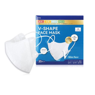 Oni V-Shape Face Mask #White 35 ชิ้น/กล่อง หน้ากากอนามัยโอนิ ทรง V-Shape ยอดนิยม