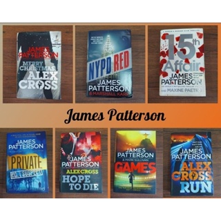 นิยายผู้ใหญ่ภาษาอังกฤษ นักเขียนดัง James Patterson ปกแข็ง มือสอง