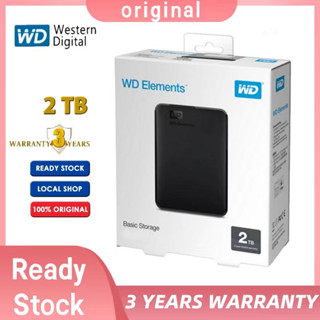 Western harddisk external 1TB 2TB HDD ฮาร์ดดิสก์ Hard Drives USB 3.0 external harddisk