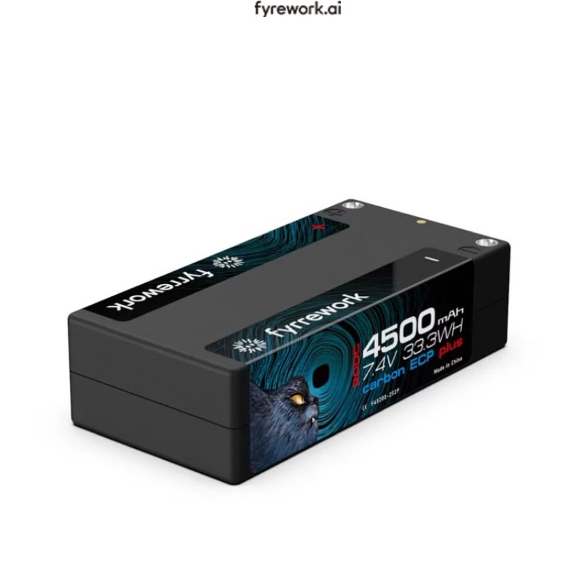 แบต-fyrework-2s-7-4v-4500mah-200c-super-low-ir-racing-grade-shorty-lipo-battery-with-5mm-inboard-brca-approved