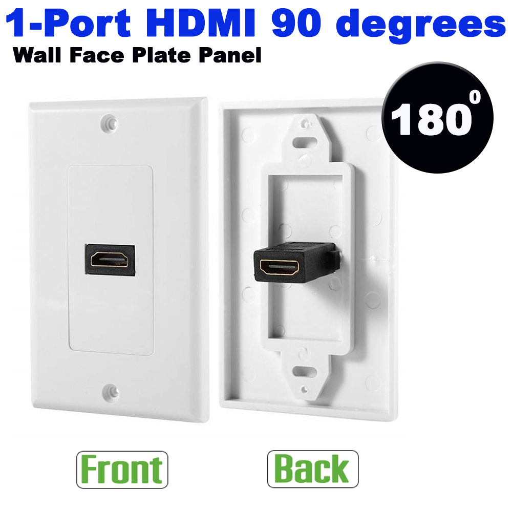 หน้ากากพร้อมช่องเสียบ-hdmi-หัวตรง-1ช่อง-1-port-hdmi-wall-face-plate-panel-cover-outlet-extender-3d-1080p-white