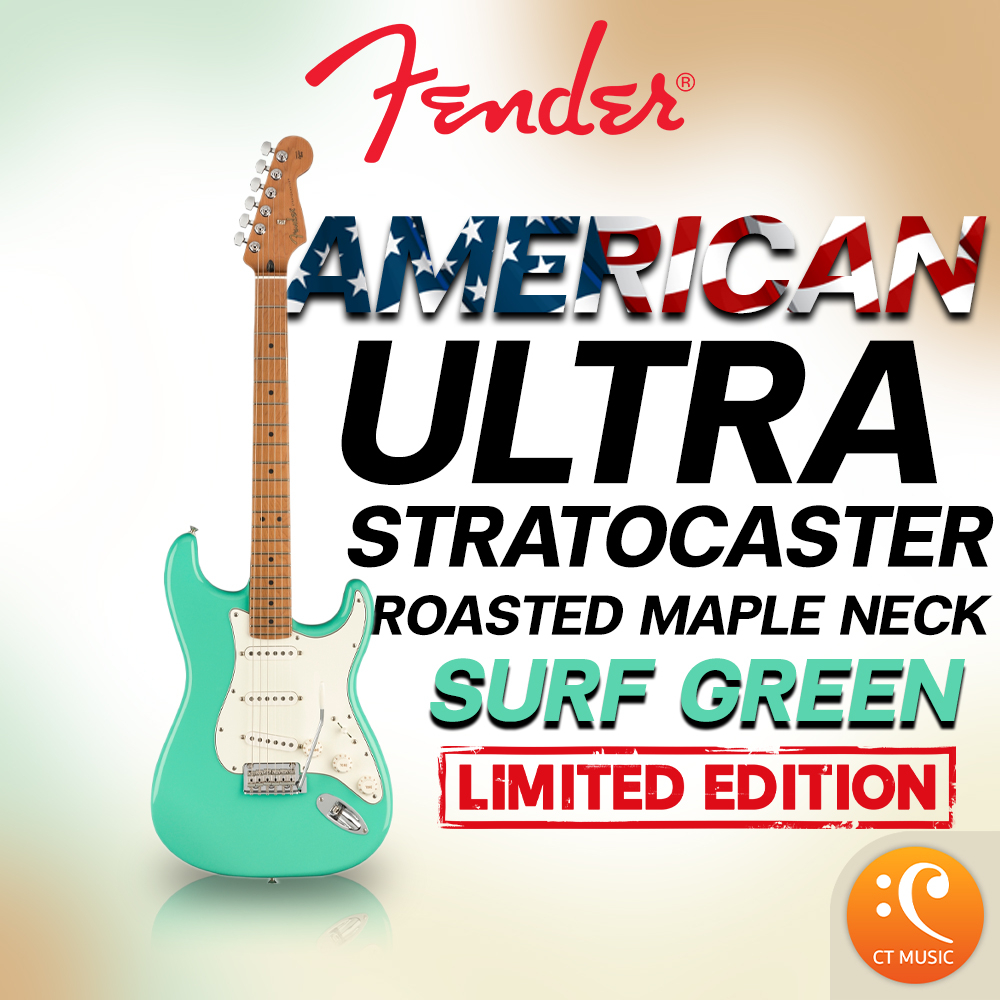 fender-american-ultra-stratocaster-roasted-maple-neck-surf-green-limited-edition-กีตาร์ไฟฟ้า