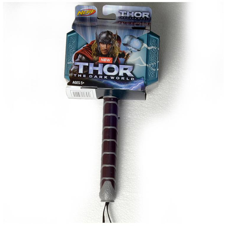 มีถ่าน-ของเล่นเด็กthor-hammer-ค้อนธอร์-มีเสียงมีไฟ-ค้อนประจำตัวฮีโร่-ของสะสมavenger-ty213