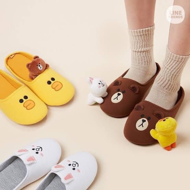 slipper-สลิปเปอร์หมีบราวน์-รองเท้าใส่ในบ้าน