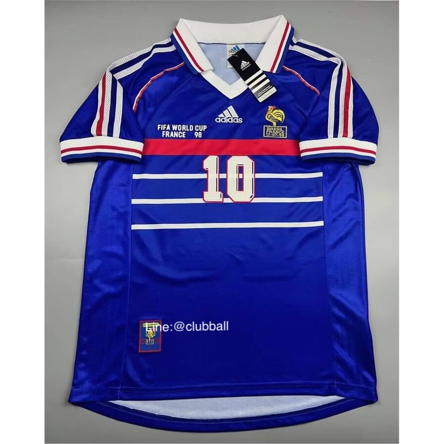 retro-เสื้อฟุตบอล-ทีมชาติฝรั่งเศสเหย้า-ปี-1998-zidane-10