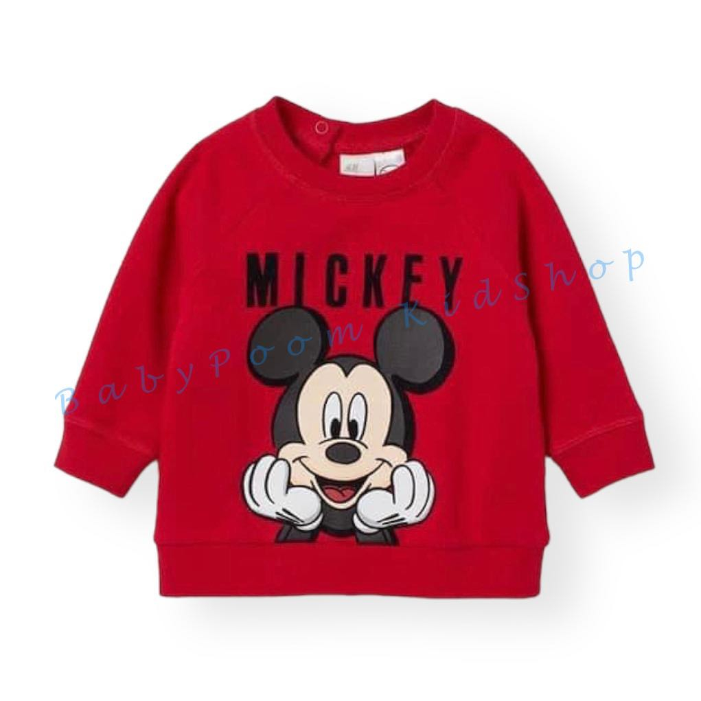 hm-เสื้อกันหนาวเด็ก-ลายมิกกี้-mickey-sweatshirt