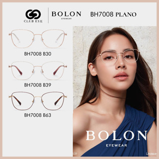 BOLON กรอบแว่นสายตา โบลอน รุ่น PLANO BH7008 ทรง Cat eye [SS23ของแท้ มีประกัน]