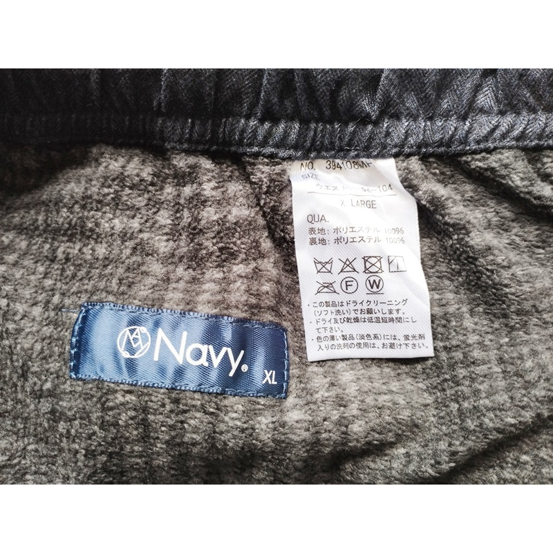 navy-cargo-pantsกางเกงคาร์โก้-กางเกงสเวตเตอร์คาร์โก้-สีกรมท่าเข้มๆ-ไซส์-xl-32-42-สภาพเหมือนใหม่-ไม่ผ่านการใช้งาน-unis