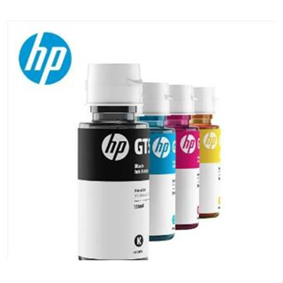 หมึกแท้ HP GT53 สีดำ Black ขนาด 90 Ml. , GT52 สี C, M, Y สีละ 70 Ml. ของแท้ 100 % **แบบไม่มีกล่อง**