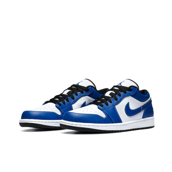 air-jordan-1-low-game-royal-สีขาวและฟ้า-lightning