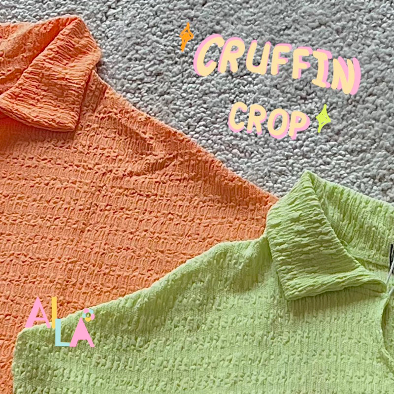 cruffin-crop-เสื้อครอปคอปกผ้าหย่น-สาวอวบ-aila-plussize