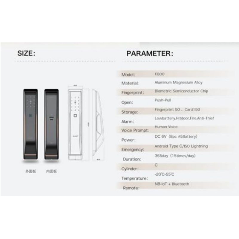 korea-style-smart-lock-ประตูดิจิตอล-digital-door-lock-กลอนประตูดิจิตอล-app-tuya-รุ่น-k800