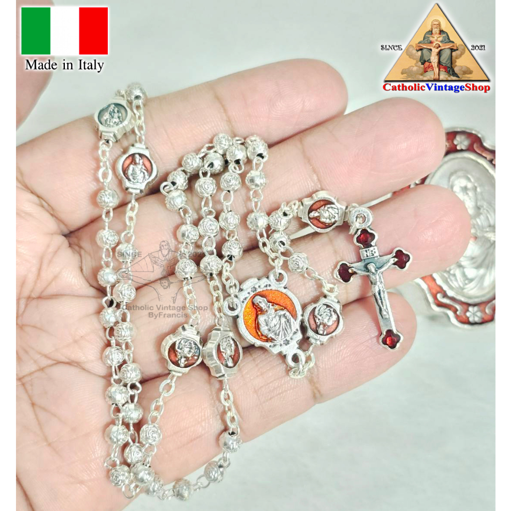 rosary-catholic-italy-สายประคำคาทอลิก-สายประคำพระหฤทัยพระเยซูเจ้า-คาทอลิก-คริสต์-ลูกประคำ