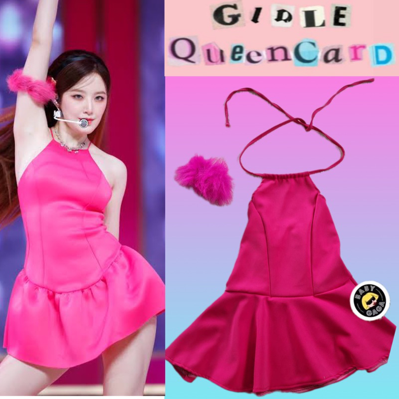 babygaga-shuhua-g-i-dle-kpop-ชุดจีไอดอล-เต้น-โคฟ-รับตัดชุด-โคฟเวอร์-เคป๊อป-queencard-gidle