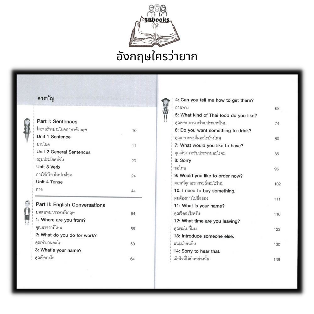 หนังสือ-เรียนรู้แต่งประโยคได้เองดังใจ-จากตัวอย่างบทสนทนาแบบง่าย-ๆ-ภาษาอังกฤษ-การใช้ภาษาอังกฤษ-ไวยากรณ์ภาษาอังกฤษ