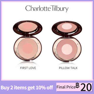 【ของแท้ 💯จัดส่งที่รวดเร็ว🚀】Charlotte Tilbury CT Cheek to Chic Swish &amp; Pop Blush 8g #Pillow Talk #First Love