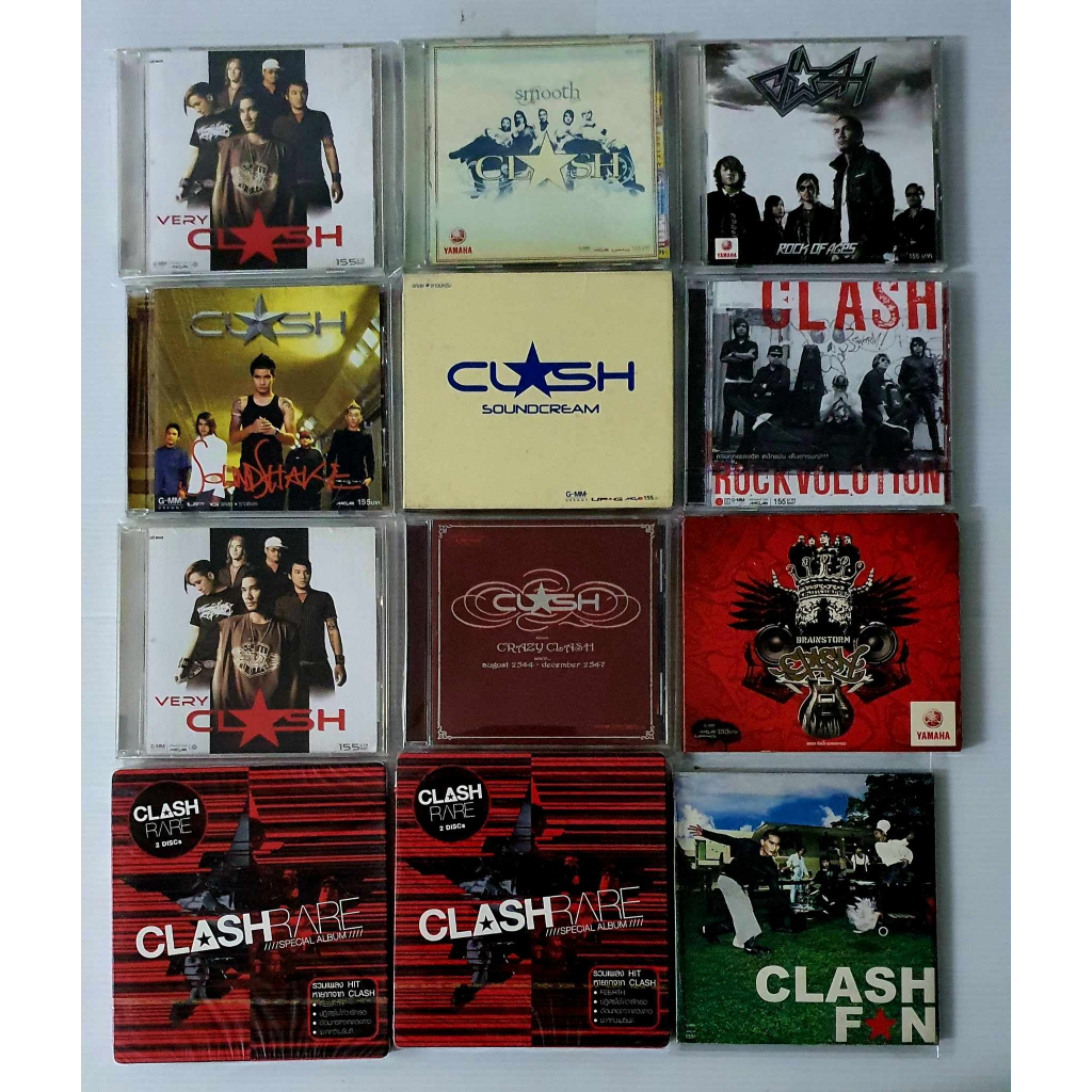 cd-clash-ปกแผ่นสวยสภาพดีมาก-แผ่นแท้จาก-gmm-grammy