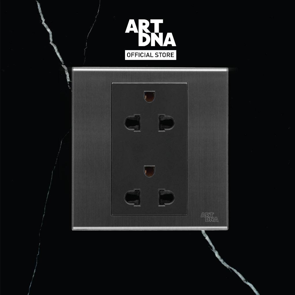 art-dna-รุ่น-v23-double-euro-amp-american-socket-design-switch-สวิตซ์ไฟโมเดิร์น-สวิตซ์ไฟสวยๆ-ปลั๊กไฟสวยๆ